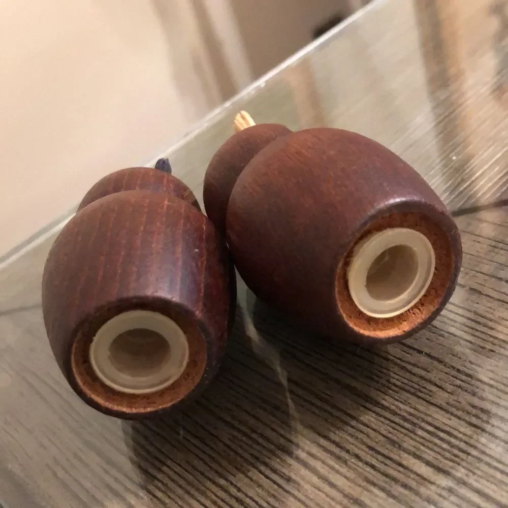 Vintage 1970’s Wooden Owl Salt & Pepper Shakers
